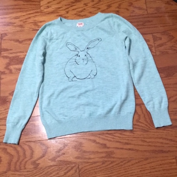 Mossimo Supply Co. Tops - Mossimo Long Sleeve Rabbit Graphic Top